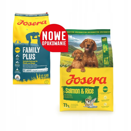 Josera Mother & Puppy Salmon & Rice 2x12,5kg sucha karma dla ciężarnych i karmiących suk oraz ich szczeniąt(25kg)