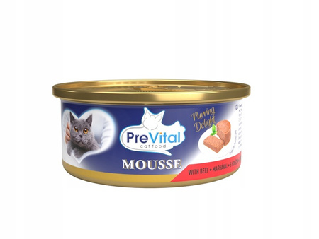 PreVital Adult MUS dla dorosłych kotów MIX SMAKÓW 12x85g