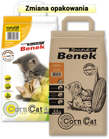 Super Benek Corn Cat Żwirek 14l