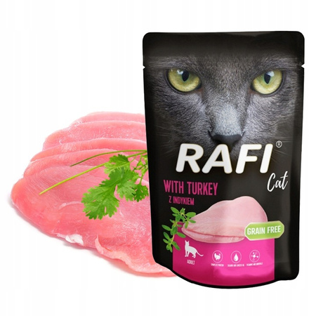 RAFI CAT pasztet Mix mokra karma dla kota 30x100g BEZ RYB