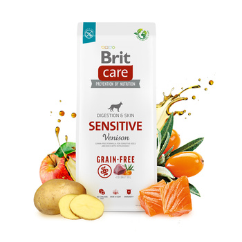 Brit Care Grain free Sensitive Venison  sucha karma dla psa  12kg
