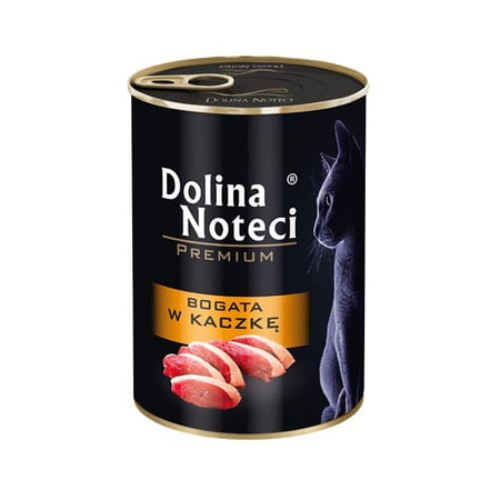 Dolina Noteci Bogata w Kaczkę mokra karma dla kota 400g