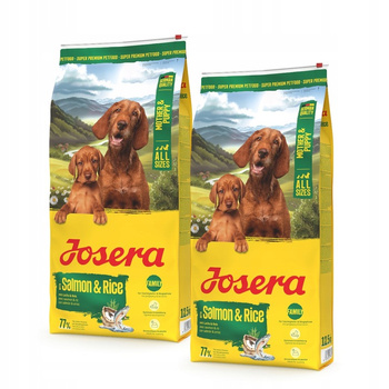 Josera Mother & Puppy Salmon & Rice 2x12,5kg sucha karma dla ciężarnych i karmiących suk oraz ich szczeniąt(25kg)