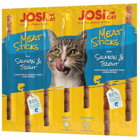 JosiCat Meat Sticks Salmon & Trout 7x5g przysmak dla kota