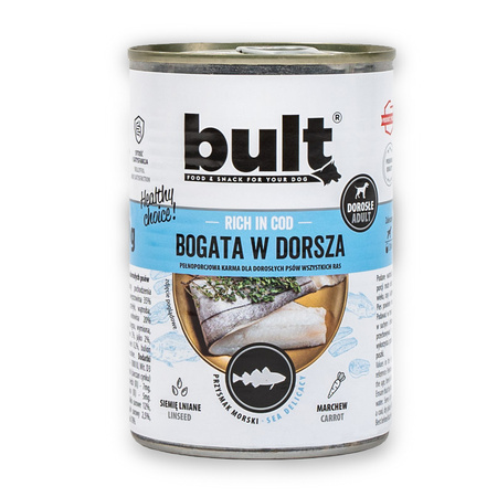 BULT Mokra karma dla psa Mix smaków 12x800g