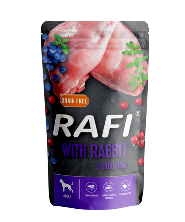 RAFI PREMIUM Mix smaków mokra karma dla psa 24x500g