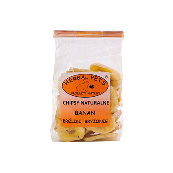 HERBAL Chipsy naturalne Banan 75g