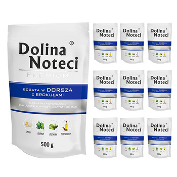 500g x 10 Dolina Premium Pies DORSZ