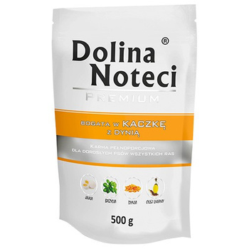 Dolina Noteci Premium Bogata w Kaczkę 500g mokra karma dla psa