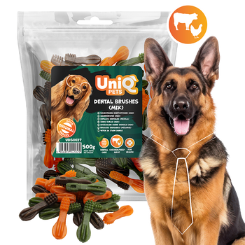 Przysmak Uniq Pets 500 g Szczoteczki Denty mix