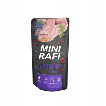 Rafi saszetka 150 g mokra karma dlla psa MINI z Królikiem