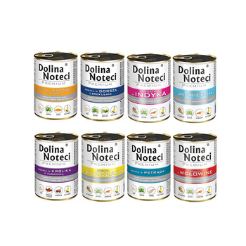 Dolina Noteci Premium MIX SMAKÓW  mokra karma dla psa 48x400g