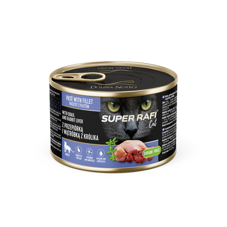 Super Rafi Cat PATE FILET Mix smaków 12x185g