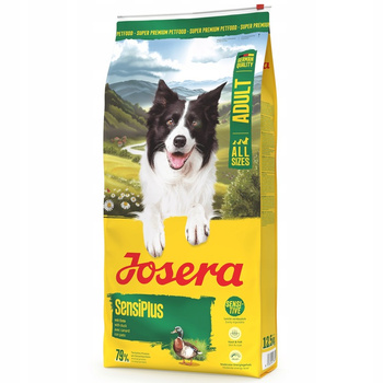 Josera Adult SensiPlus 12,5kg Karma Dla Wrażliwych Psów z Kaczką