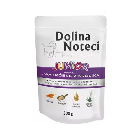 DOLINA NOTECI PREMIUM JUNIOR Mix Smaków mokra karma dla psa 12x300g