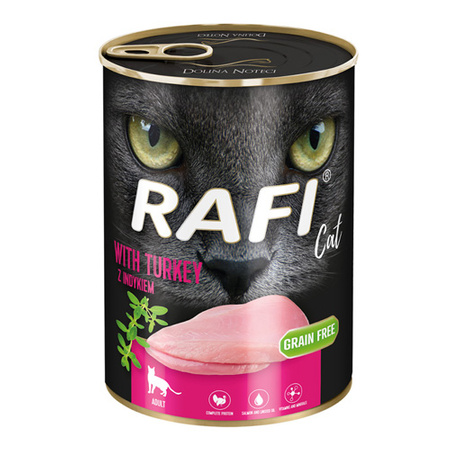 RAFI CAT bez zbóż MIX mokra karma dla kota 24x400g