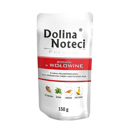 Dolina Noteci Bogata w Wołowinę mokra karma dla psa 150g