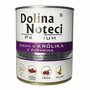 Dolina Noteci Prem.Bogata w Królika 800g