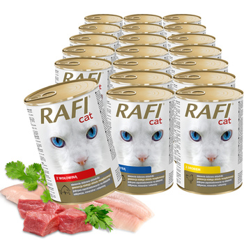 RAFI CAT kawałki w sosie 20x415g