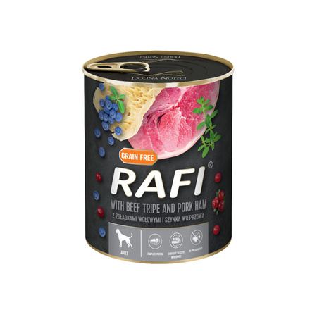 RAFI PREMIUM Mix smaków  mokra karma dla psa 24x800g