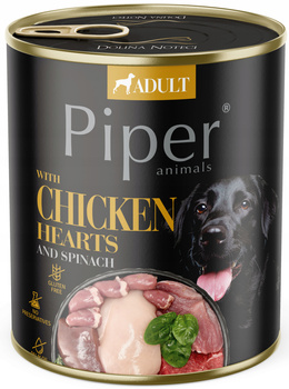 Piper mokra karma dla psa 800 g z Sercami z Kurczaka