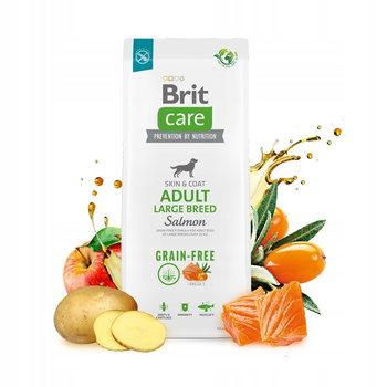 Brit Care Grain-Free Adult Large Breed Salmon 12kg sucha karma dla psa