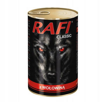 RAFI CLASSIC 1240g mokra karma dla psa Z WOŁOWINĄ