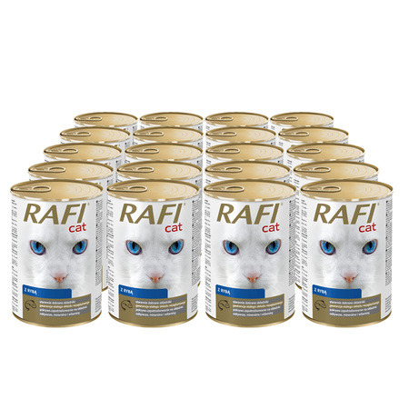 RAFI CAT Ryba mokra karma dla kota 20x415g