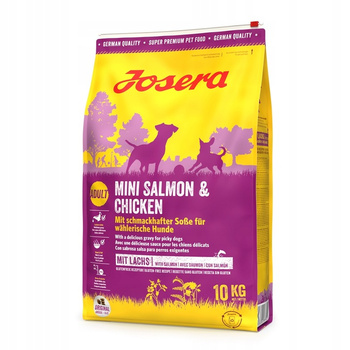 Josera pies Mini Salmon & Chicken 10 kg