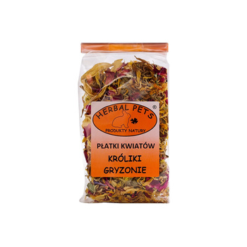 HERBAL Płatki kwiatów - Króliki gryzonie 30g