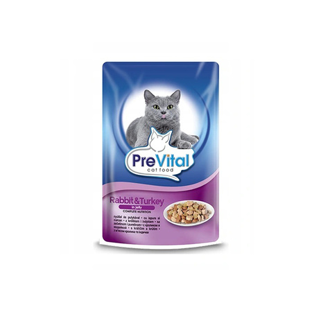 PreVital  Indyk królik w galaretce 24x100g