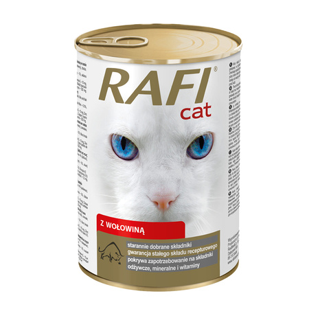 RAFI CAT Mix smaków mokra karma dla kota 24x415g