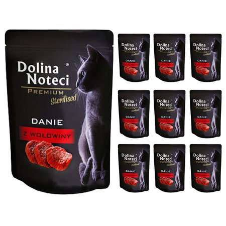 Dolina Noteci  Premium Sterilised Danie z wołowiny 10x85g