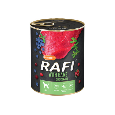 RAFI PREMIUM Mix smaków  mokra karma dla psa 24x800g
