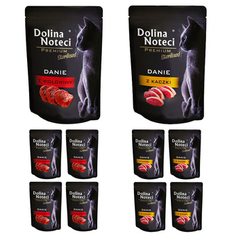 Dolina Noteci DANIE  Mix smaków mokra karma dla kota 10x85g sterylizowany