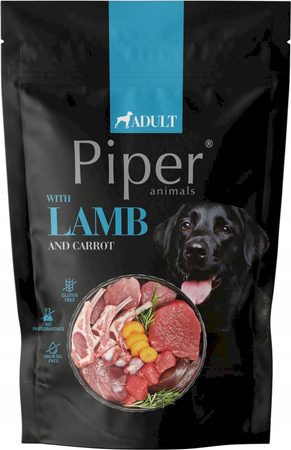Piper 500 g mokra karma dla psa z Jagnięciną i marchewką 