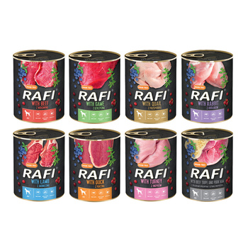 RAFI PREMIUM Mix smaków 24x800g