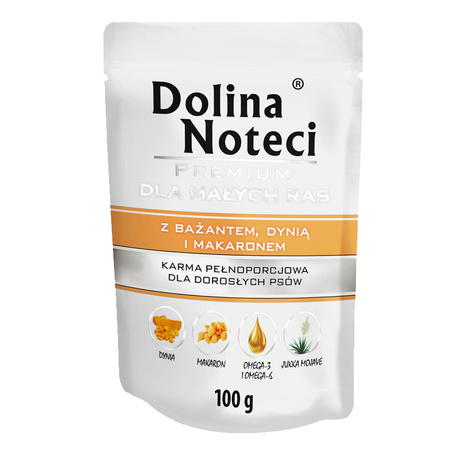 Dolina Noteci Małe Rasy 100g mokra karma dla psa z Bażantem