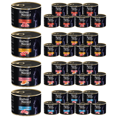 Dolina Noteci Premium KOT Mix Smaków mokra karma dla kota 24x185g