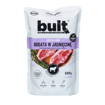 BULT Saszetka 500 g Mokra karma dla psa Bogata w Jagniecinę