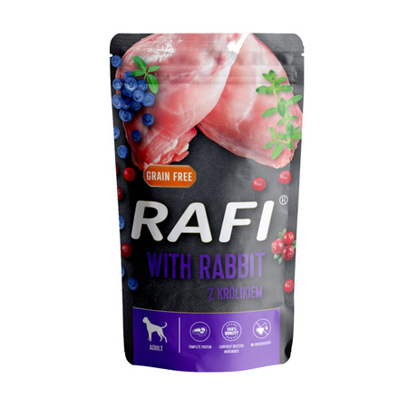 RAFI PREMIUM Mix smaków mokra karma dla psa 48x500g