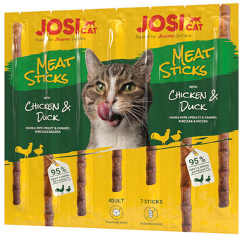 JosiCat Meat Sticks Chicken & Duck 7x5g przysmak dla kota