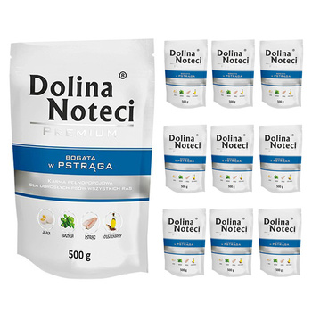 500g x 10 Dolina Premium PASTRĄG mokra karma dla psa