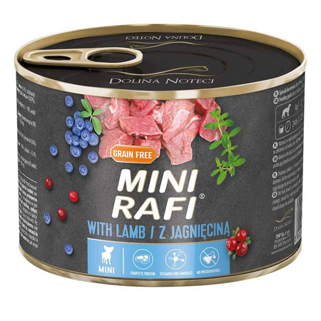 RAFI MINI Adult Jagnięcina 12x185g