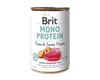 Brit MONO PROTEIN Tuna Sweet Potato mokra karma dla psa12x400g