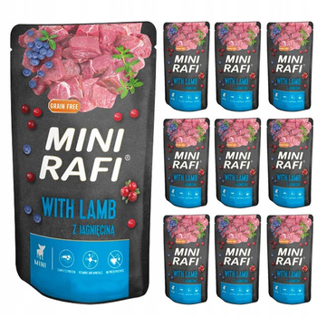 Dolina Noteci RAFI MINI Jagnięcina mokra karma dla psa 10x150g
