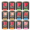 RAFI PREMIUM mix smaków mokra karma dla psa12x800g