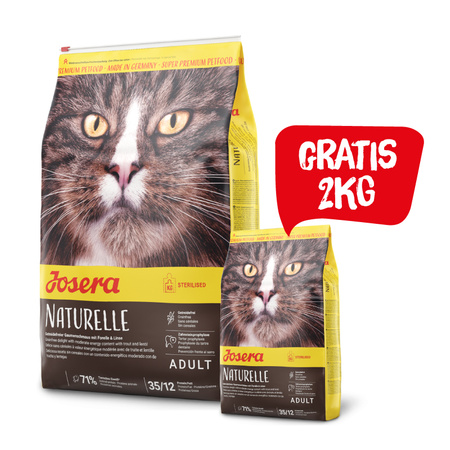 Josera Naturelle 10 kg + 2kg gratis