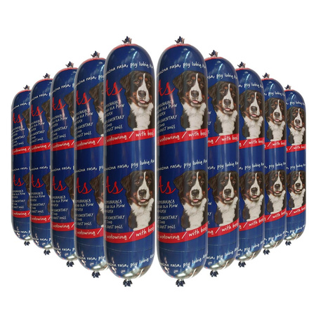 AS baton Mokra karma dla psa z wołowiną 10x900g