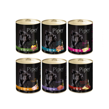 Piper Animals MIX SMAKÓW mokra karma dla psa 30x800g